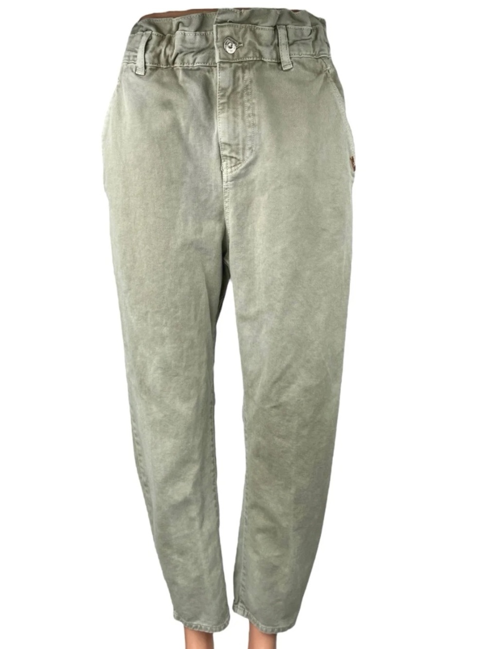 ZARA Sage Green Cargo Pants Women’s 10